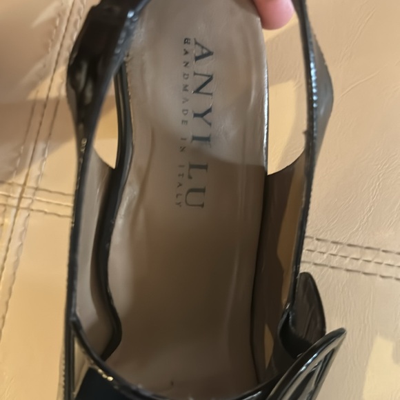 Anyi Lu black heels 37 1/2 - Picture 3 of 10
